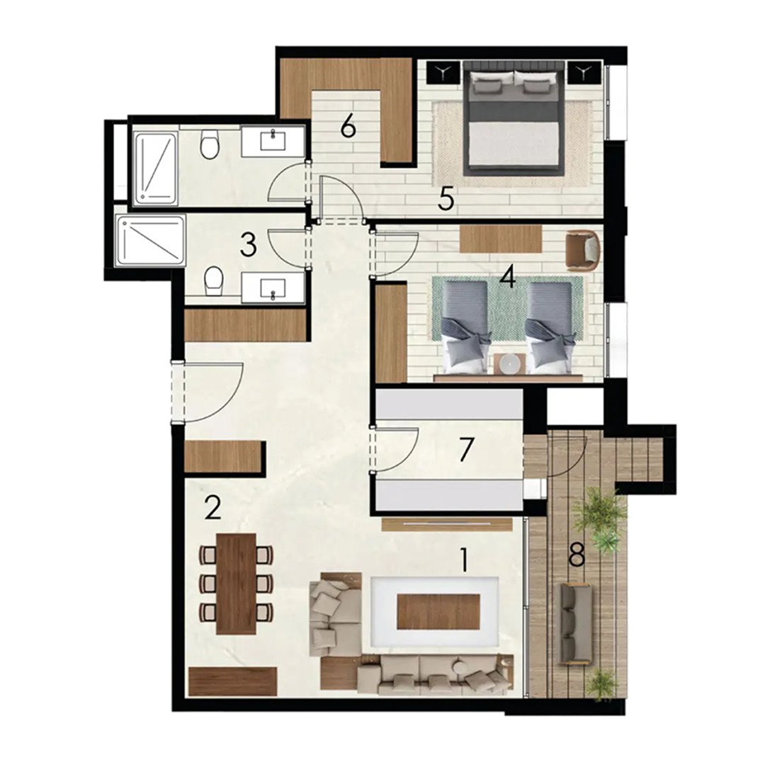 Plan T3-G